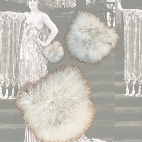 Gorgeous Vintage Delphine Pariente Made in France Feather Purse 1985 - EUC -Rare - Picture 5 of 16